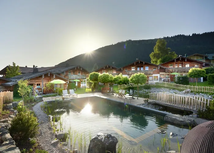 Alpin Chalets Oberjoch - Luxus Unterkunft Mit Privatem SPA Und Zugang Zu 3000 Qm SPA Panoramahotel Oberjoch