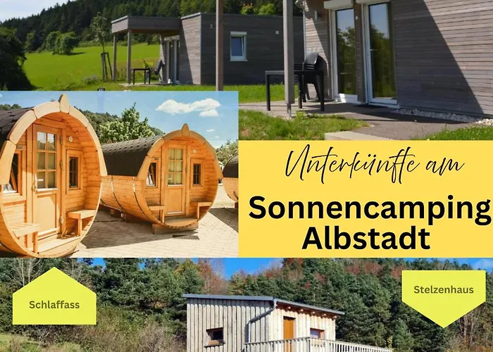 Am Sonnencamping Albstadt - Oberhalb Badkap